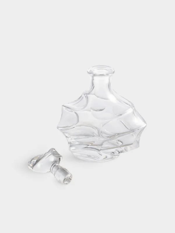 Drink set, 4 pers, 5 items, decanter / glasses, glass R, shaped, Peak, image-4