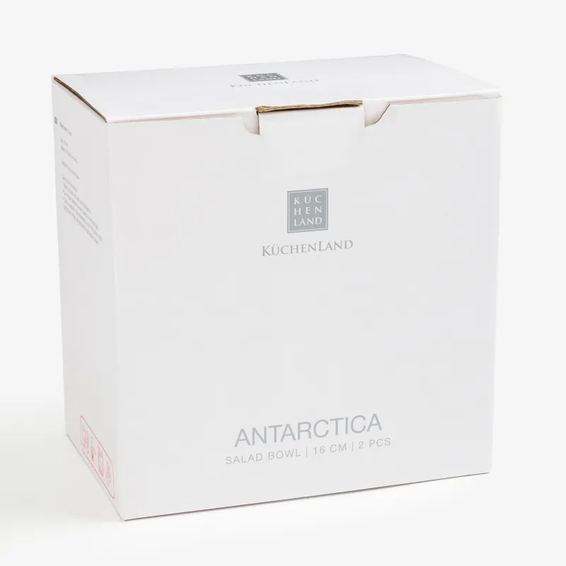 Salad bowl, 16x7 cm, 800 ml, 2 pcs, porcelain F, Antarctica, image-5