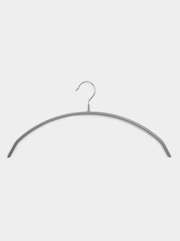 Hanger, 42 cm, 3 pcs, without crossbar, metal coated, gray, Circle, Colorful house, image-2