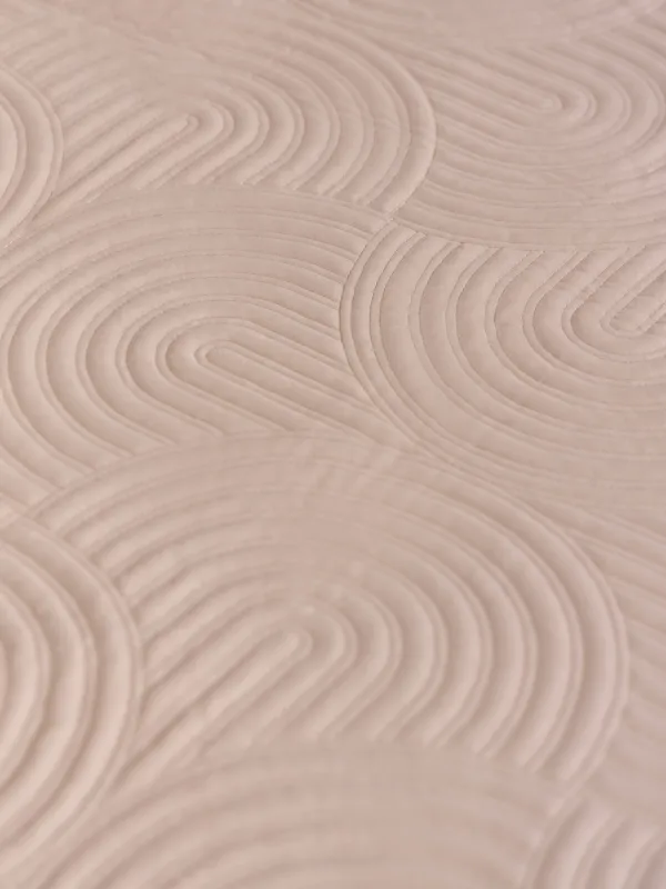 Bedspread, 220x240 cm, quilted, velvet/microfiber, sand, Arch, Arch, image-5