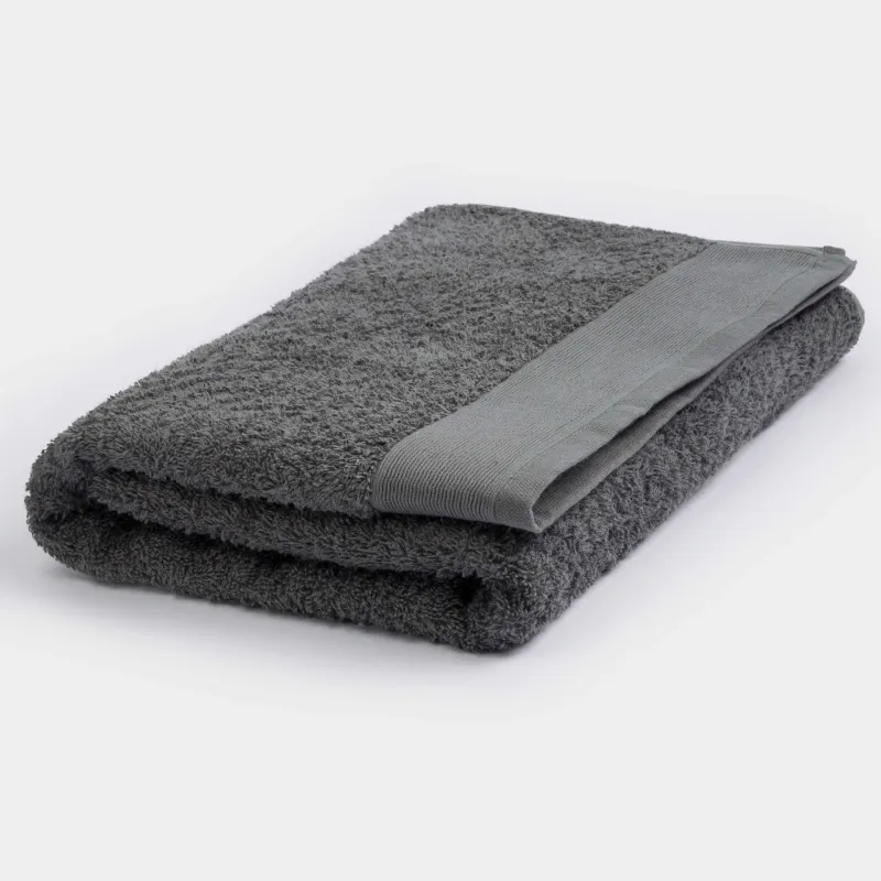 Towel, 70x140 cm, cotton, grey, Vari cotton