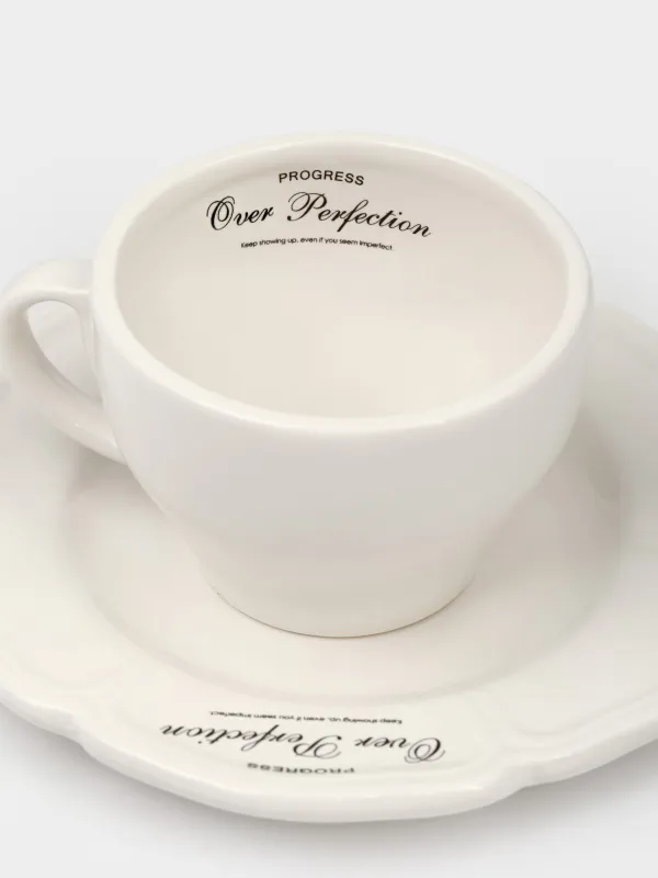 Tea pair, 1 person, 2 items, 240 ml, ceramics, milky, Progress, Course, image-4