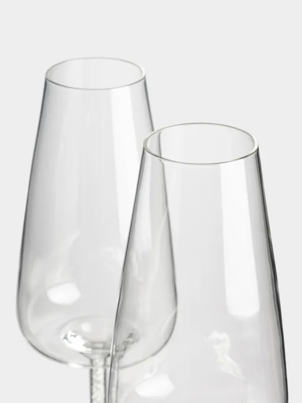Drinking glass, 270 ml, 2 pcs, B glass / rhinestones, Sorento crystal, image-3