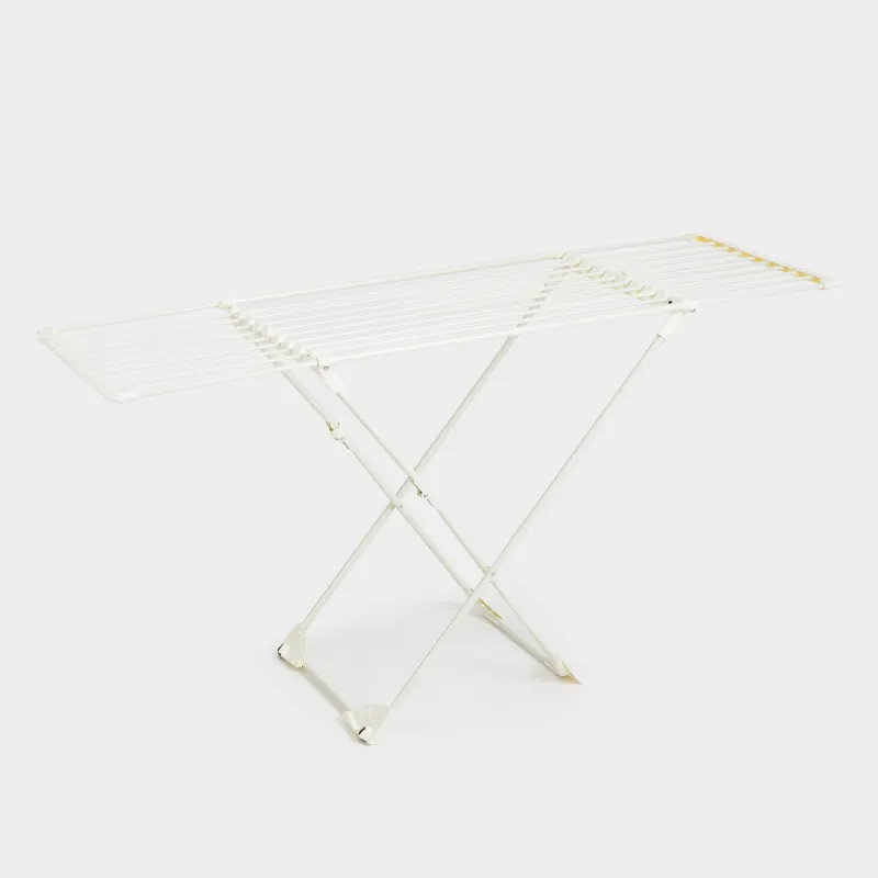 Floor-standing clothes dryer, 183x56 cm, sliding, metal, beige, Compact, image-4