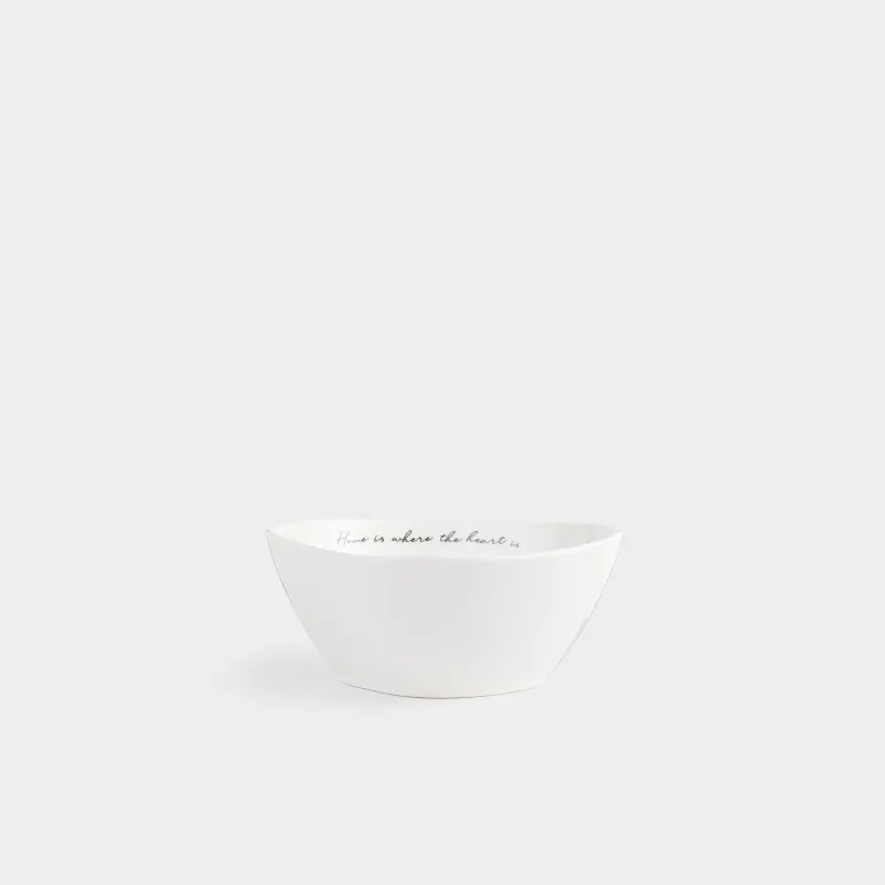 Salad bowl, 15x7 cm, 530 ml, porcelain P, white, House, Amour