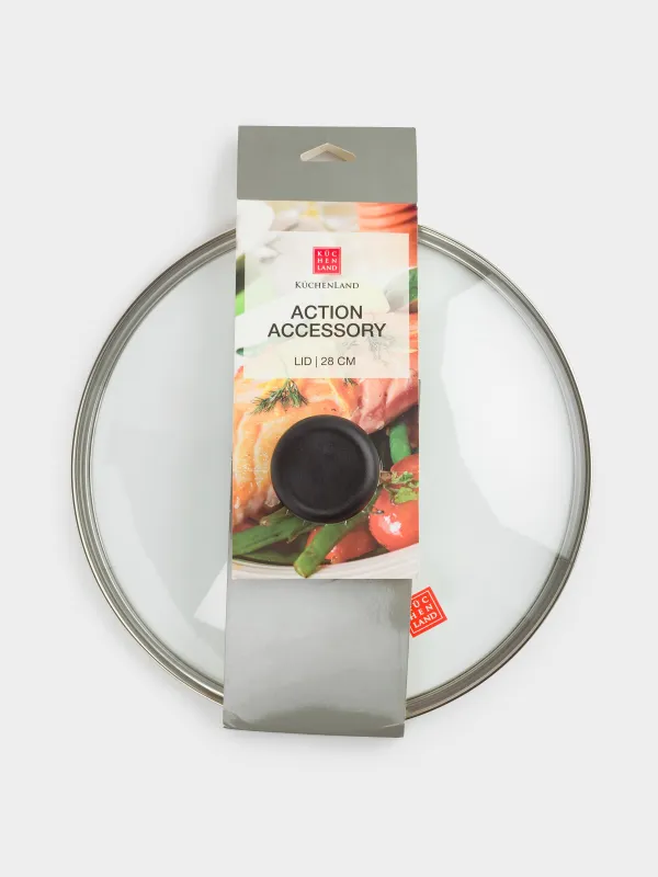 Lid, 28 cm, glass / metal, Action Accessory, image-4