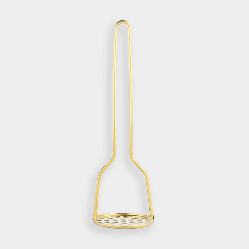 Puree press, 28 cm, steel, golden, Device gold