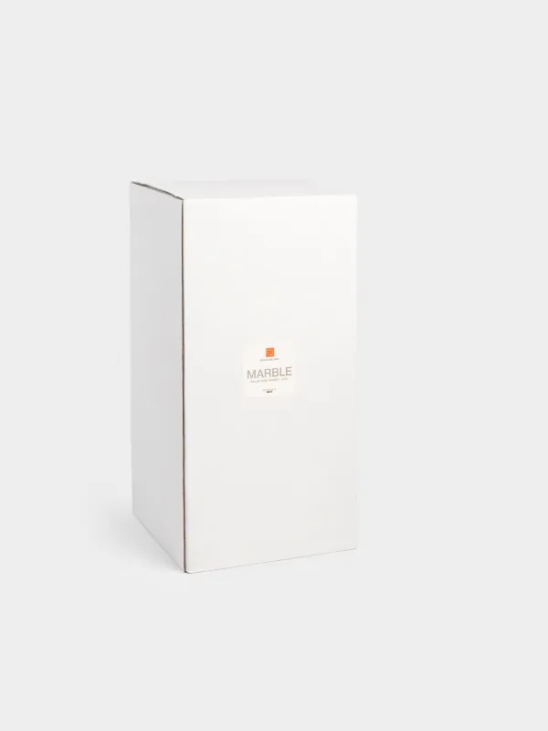 Paper towel holder, 32 cm, steel / marble, Golden white, Classic Marble, image-4