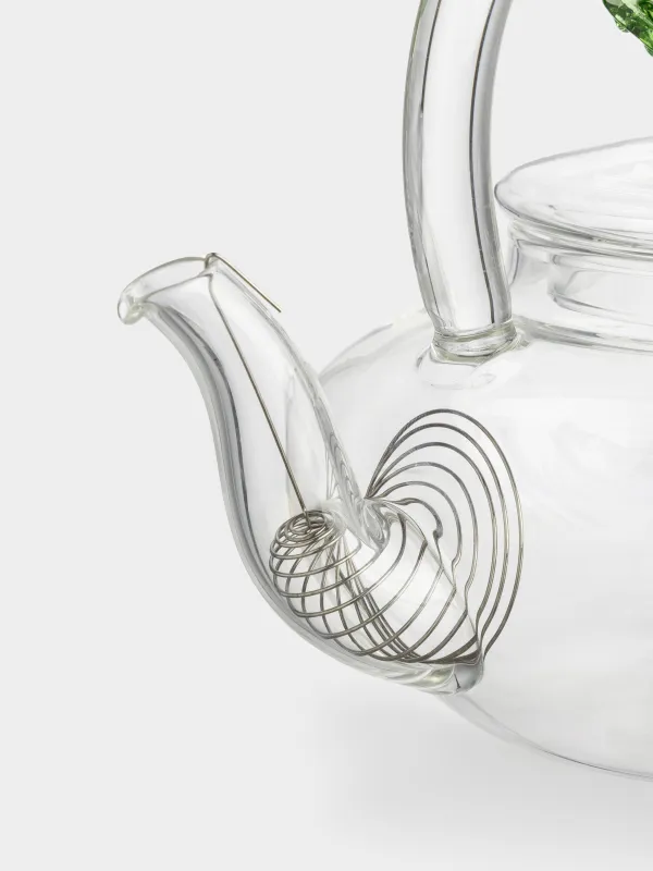 Teapot, 600 ml, glass B/steel, Butterfly, Butterfly, image-1