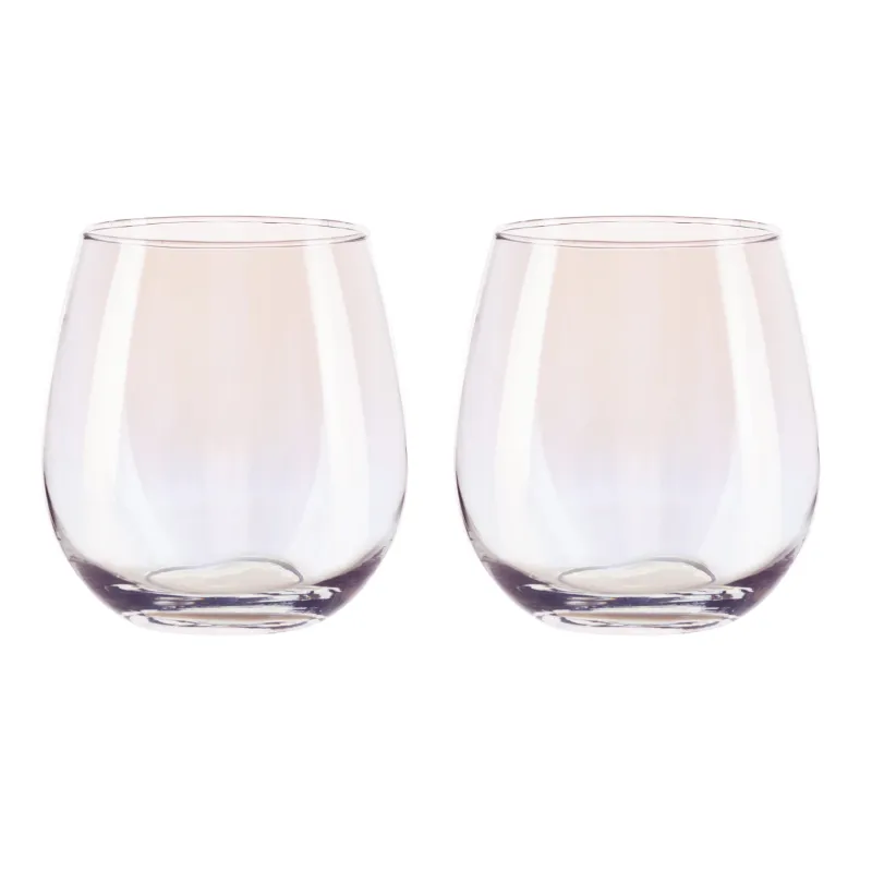 Glass, 10 cm, 460 ml, 2 pcs, glass, mother of pearl, Floyd polar, image-0