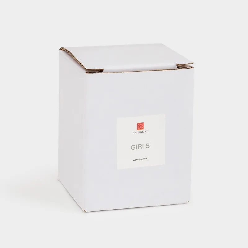 Cosmetic brush stand, 14 cm, ceramic, Girl with Earrings, Girls, image-3