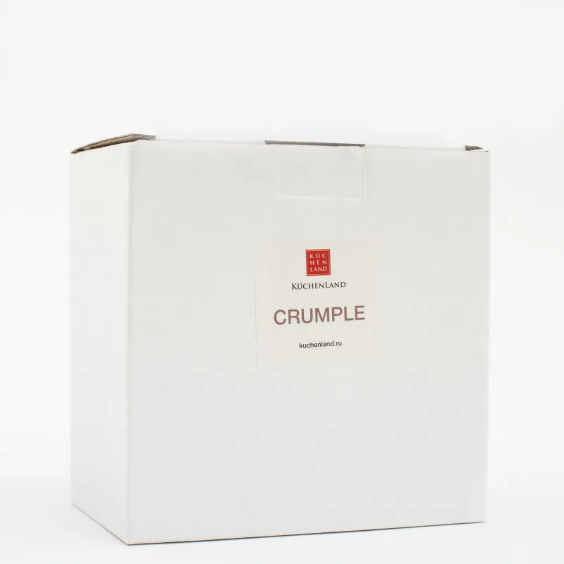 Bowl, 12x5 cm, porcelain P, with golden edging, Crumpled effect, Crumple gold, image-6