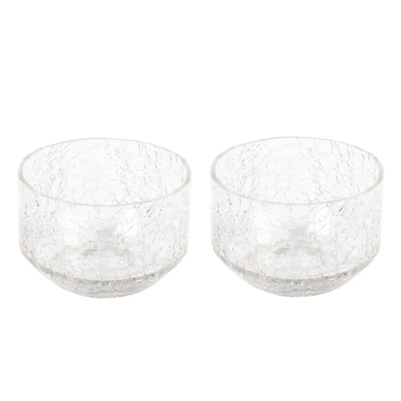 Snack stand, 26x16 cm, 2 pr, on stand, with handle, glass / metal, Branches, Fantastic gold, image-3