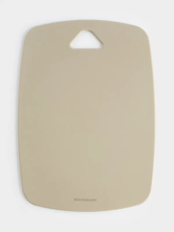 Cutting board, 30/35 cm, 2 pcs, plastic, milk/gray-brown, Soft kitchen, image-1