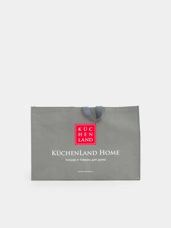 Shopping bag, 60x40 cm, grey, Kuchenland, Basic, image-0