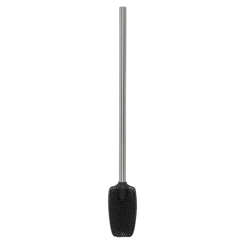 Toilet brush, 53 cm, with stand, rubber / steel, Antei, image-3