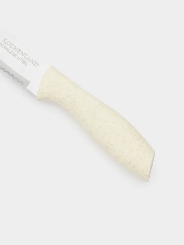 Bread knife, 20 cm, steel/plastic, milky, Speck-light, image-5