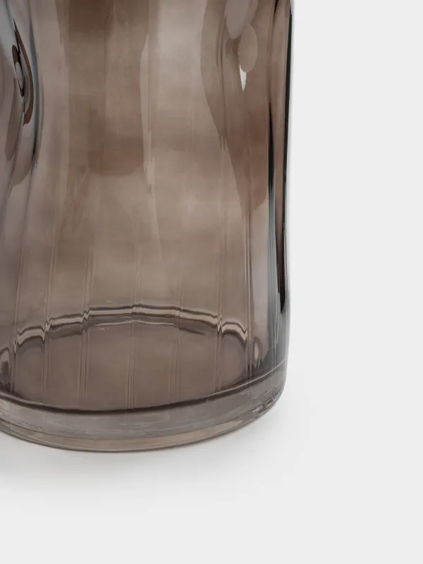 Flower vase, 25 cm, glass, color, Brinicle, image-3