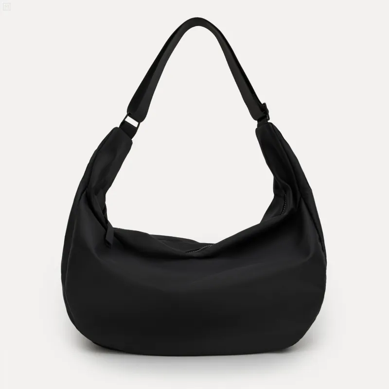 Bag, 24x40 cm, with adjustable strap, polyester, Black, Basic
