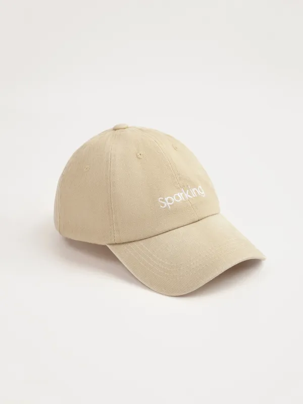 Baseball cap, 58 cm, single size, cotton, beige, Sparkling, Shore, image-1