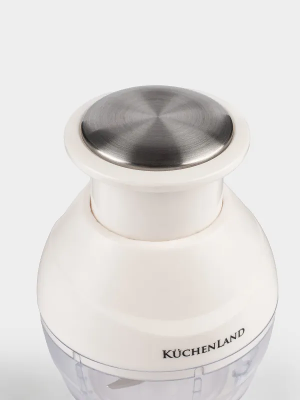 Chopper-blender, 12 cm, mechanical, plastic/steel, Milk, Soft kitchen, image-4