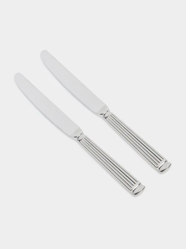 Table knife, 2 pcs, steel, Strips, Manresa, image-0