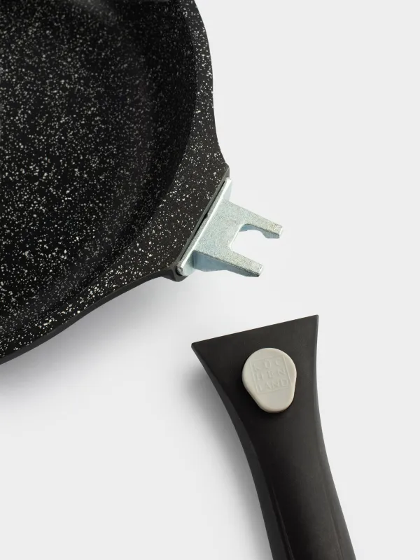 Frying pan, 28 cm, removable handle, coated, aluminum, Solution 2, image-6