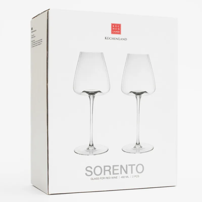 Drinking glass, 480 ml, 2 pcs, glass, Sorento, image-5