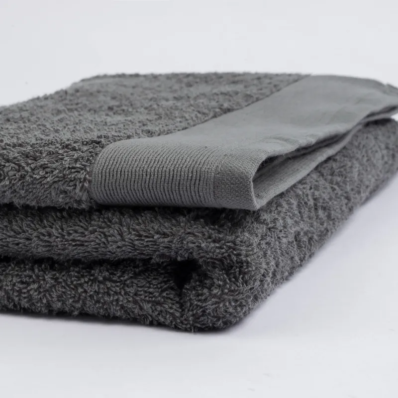 Towel, 70x140 cm, cotton, grey, Vari cotton, image-6