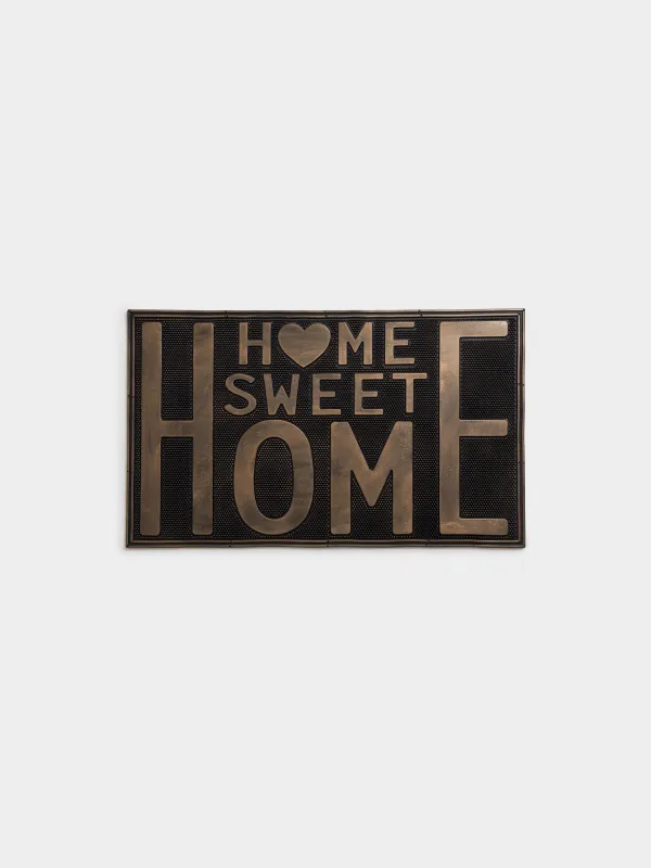 Door mat, 45x75 cm, rubber, bronze-black, Sweet homewear, homewear deco, image-0