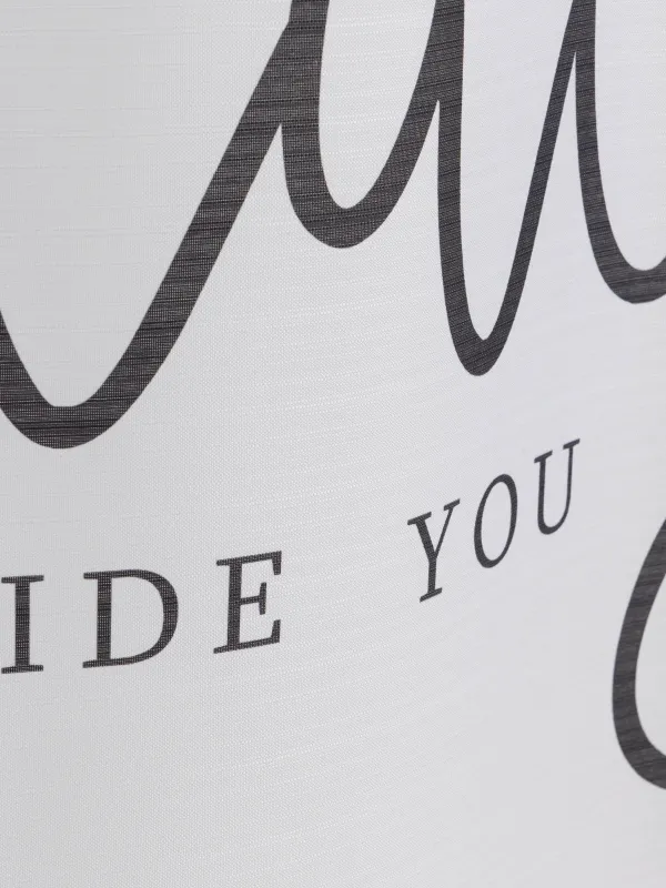 Bathroom curtain, 180x180 cm, with rings, polyester / metal, white, Beauty, Protection, image-3