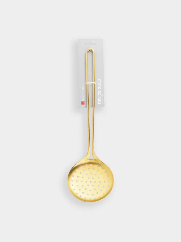 Skimmer, 37 cm, steel, gold, Device gold, image-4
