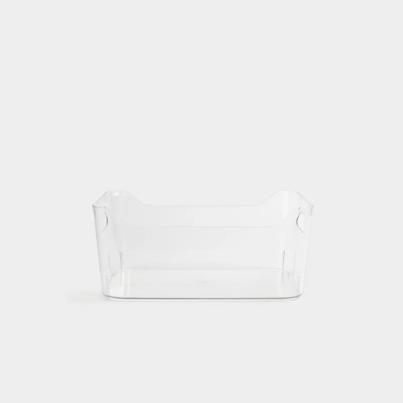 Organizer box, 24x17x10 cm, household, with handles, plastic, Basic