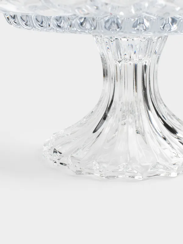 Dish on a leg, 30x13 cm, glass R, Alpine, image-2