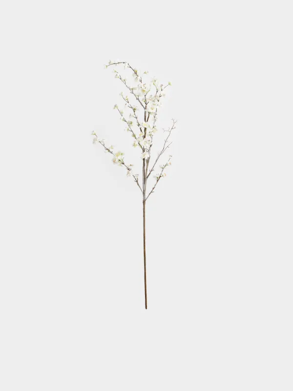 Decorative branch, 1.2 m, plastic / polyester, White Plum Blossom branch, Flower garden, image-0