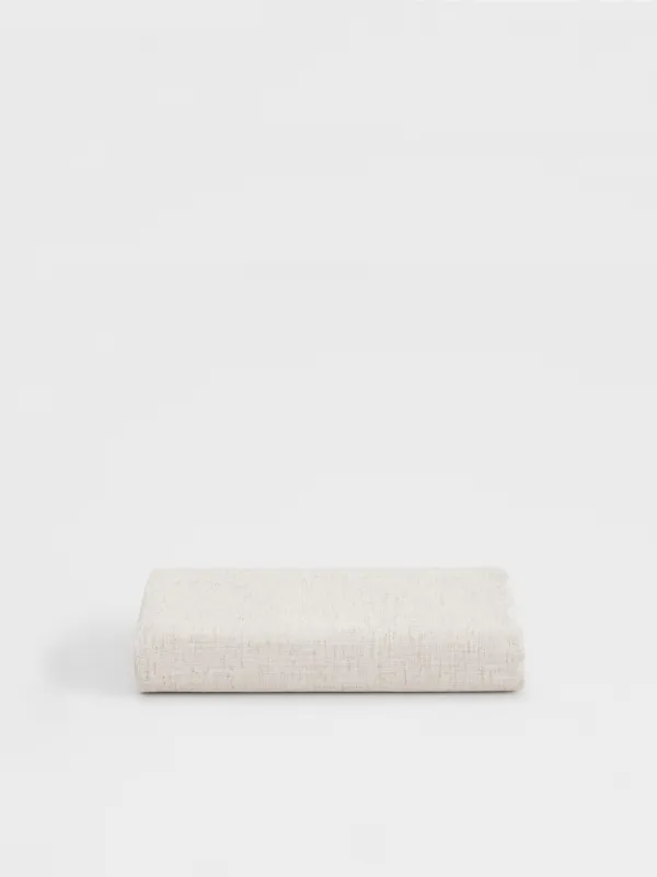 Tablecloth, 170x250 cm, polyester / linen, beige, Vintage, Melange outline, image-11