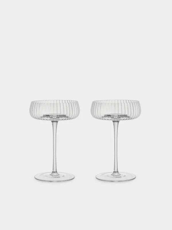 Drinking coupe glass, 270 ml, 2 pcs, glass, Sorento R, image-0