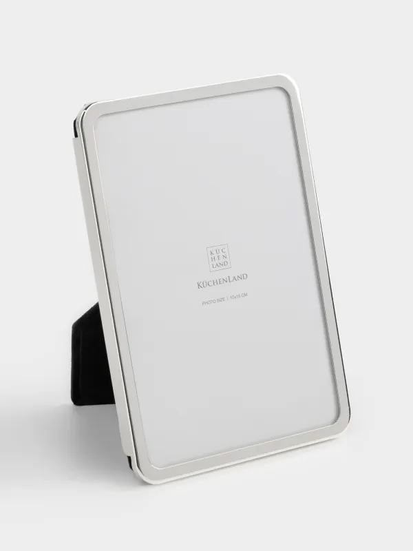 Photo frame, 11х16 cm, metal / glass, silver, Fantastic, image-0