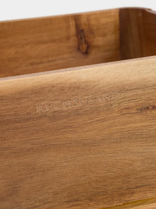 Bread box, 30x20x13 cm, wood, rectangular, Noble tree, image-4