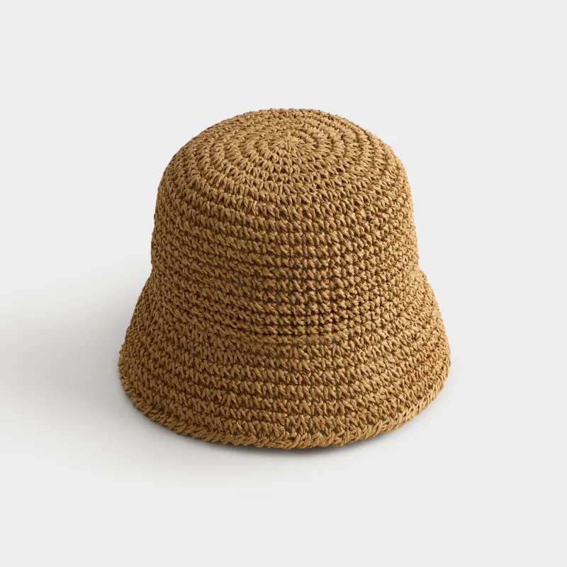Bucket hat, 57 cm, single size, pulp, sand, Banjo