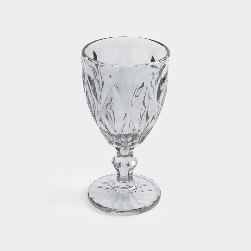 Drinking glass, 300 ml, glass R, grey, Rhomb color, image-1