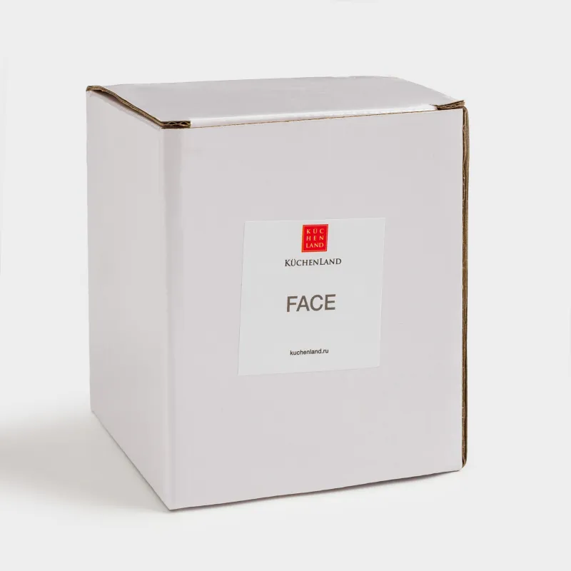 Mug, 420 ml, Porcelain N, Milk, Abstract faces, Face, image-4