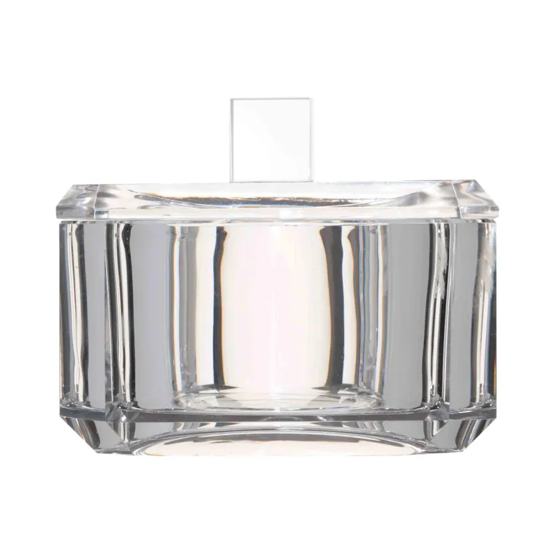 Bathroom box, 10x10 cm, glass, square, Facets, Shower Crystal Glance, image-2