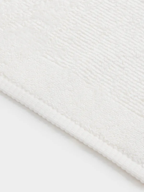 Towel, 70x140 cm, cotton, white, Terry cotton, image-4