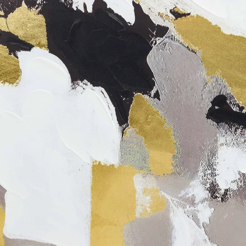 Framed painting, 80x120 cm, golden grey canvas, Abstract, image-4