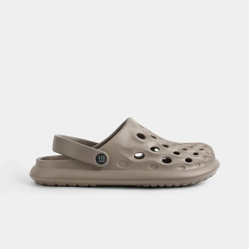 Men's sabot, size 42-43, EVA, brown, Sabot