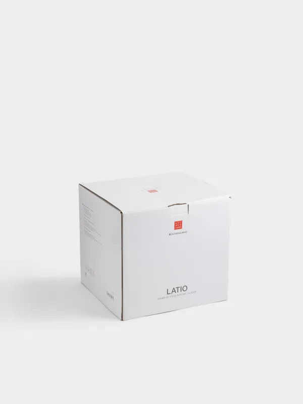 Dining set, 6 persons, 18 items, porcelain P, milky, speckled, Latio, image-7