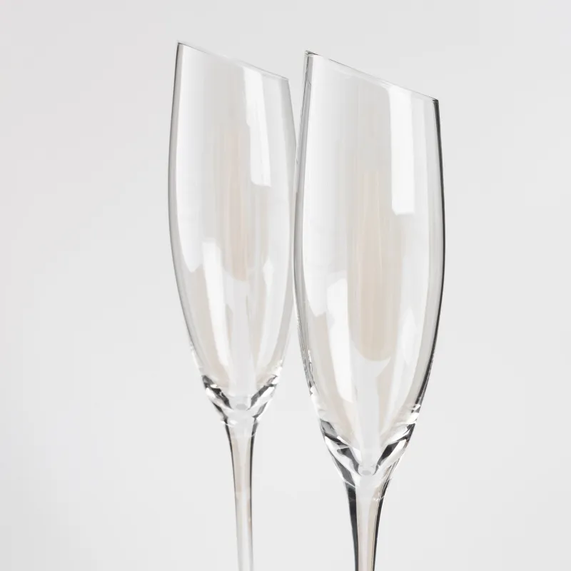 Champagne glass, 180 ml, 2 pcs, glass, mother of pearl, Charm L polar, image-3