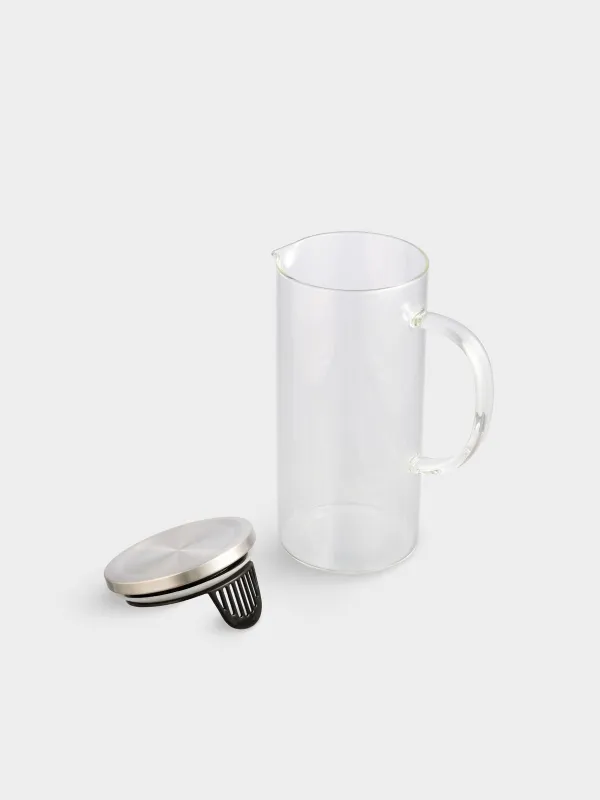 Jug, 1,4 l, with filter lid, glass B, Apple, image-3