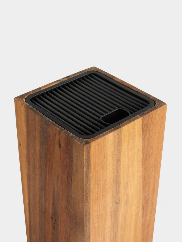 Knife stand, 23 cm, universal, wood / plastic, Noble tree, image-4